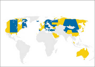 IKEA map of the world