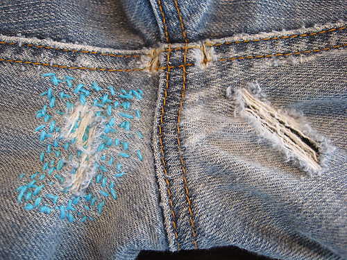 Jeans repair, Lea Kristensen