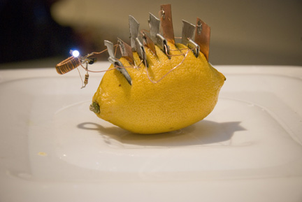 Lemon battery