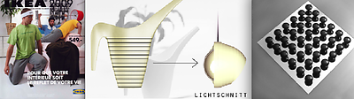 From left to right: DOMESTIC SPORT by Alexandre Zuntini; Lichtschnitt by David Geckeler; Play with IKEA by Marit